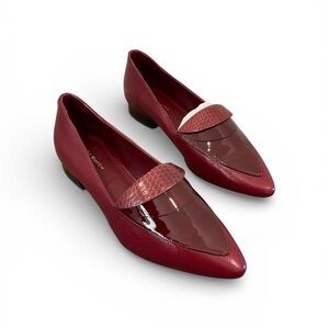 Tory Burch Envelope Loafer - Red/Burgundy